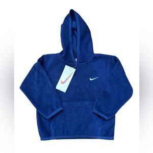 Deadstock Vintage 90s boys Nike embroidered fleece spellout sweatshirt size 5/6